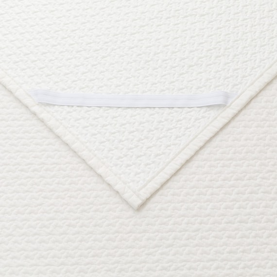 ゴムバンド付き敷きパッド シングル(IBコットン S WH S2328) 11枚目画像