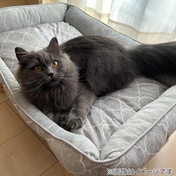 ペットベッド L(NクールWSP シカクL S233) 10枚目画像