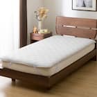 両面使える 敷きパッド セミダブル(NウォームWSP GY SD A2312) 2枚目画像