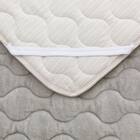 両面使える　敷きパッド　セミダブル(NウォームWSP GY SD A2312) 12枚目画像