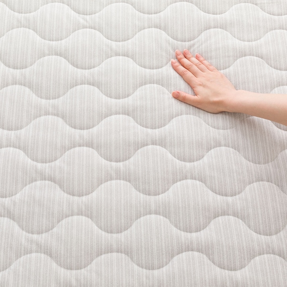 両面使える 敷きパッド セミダブル(NウォームWSP GY SD A2312) 14枚目画像