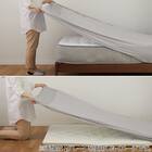 BOXパッド オーガニックコットン混 シングル(OG2 Sベージュ T01 NF) 9枚目画像