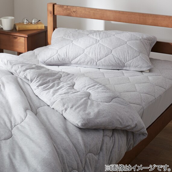 BOXパッド オーガニックコットン混 クイーン(OG2 Q グレー T01 NF) 10枚目画像