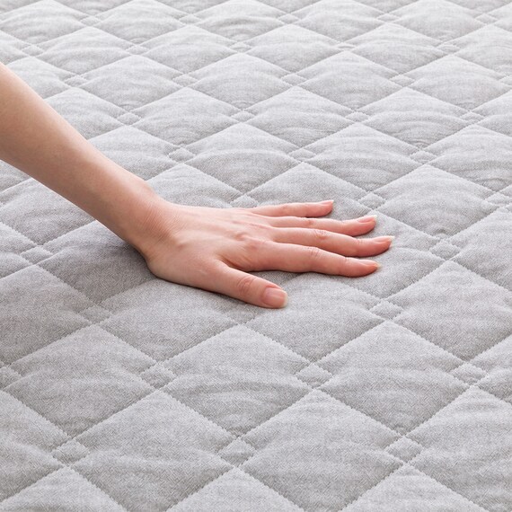 敷きパッド　シングル(コットンウォッシュ S DGY S2417) 9枚目画像