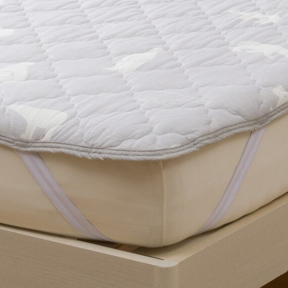 両面使える ゴムバンド付き 敷パッド　セミダブル(Nクール SD ポーラーベア S2401) 12枚目画像