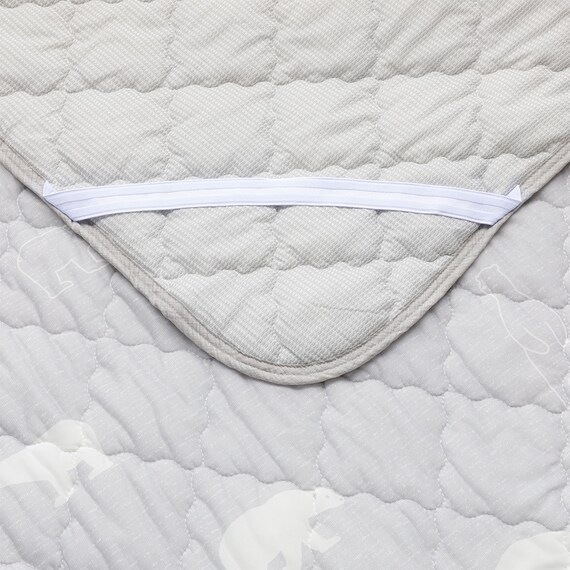 両面使える ゴムバンド付き 敷パッド　セミダブル(Nクール SD ポーラーベア S2401) 17枚目画像