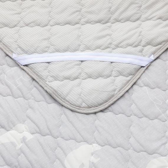 両面使える ゴムバンド付き 敷パッド セミダブル(Nクール SD ポーラーベア S2401) 17枚目画像