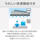 吸水速乾・吸放湿 ＢＯＸパッド ダブル(NクールWSP D GY S2403) 10枚目画像