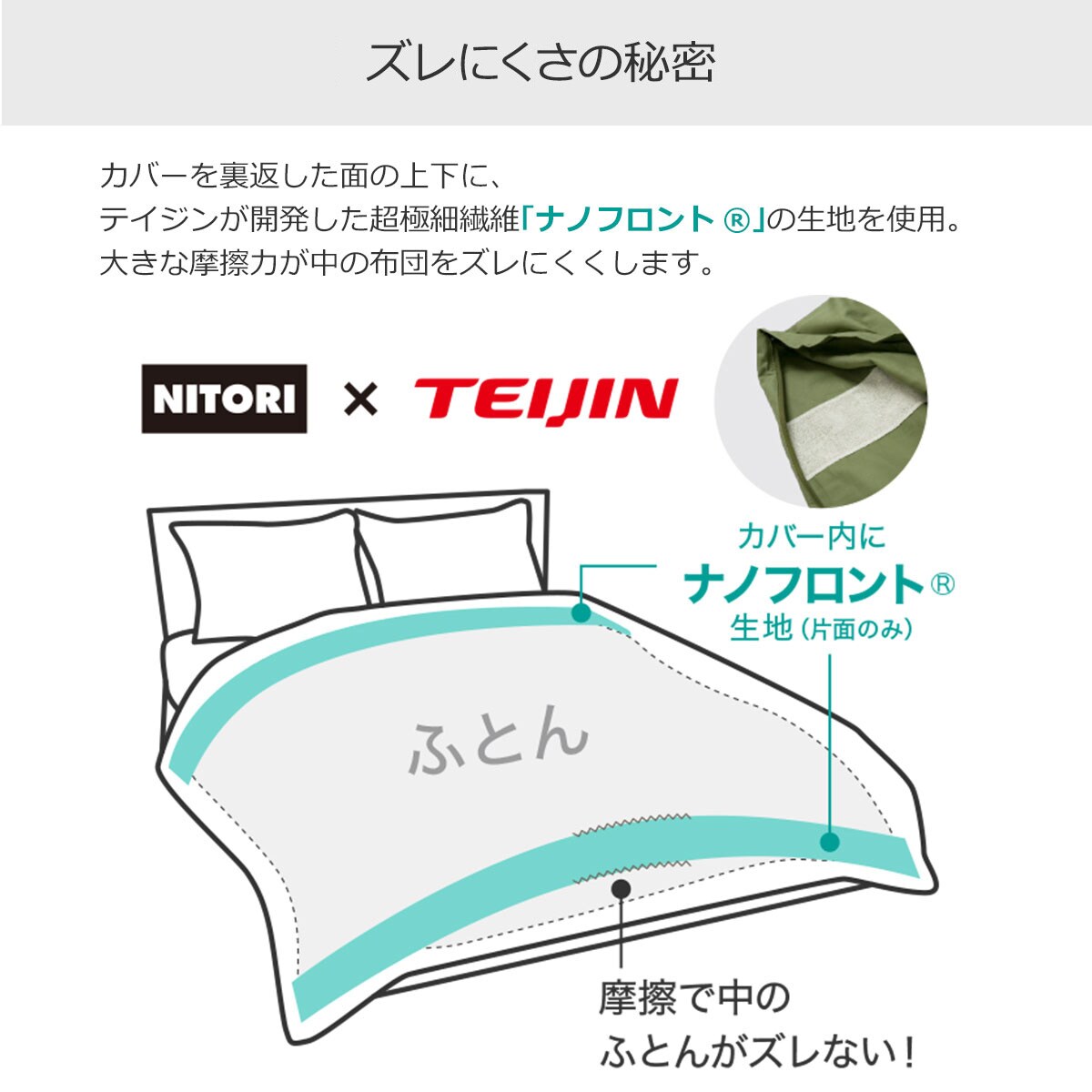 完全2層式 ホテルスタイル掛布団 シングル(Nホテルセレクト S)+