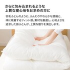 完全2層式 ホテルスタイル掛布団 クイーン(Nホテルセレクト Q) 8枚目画像