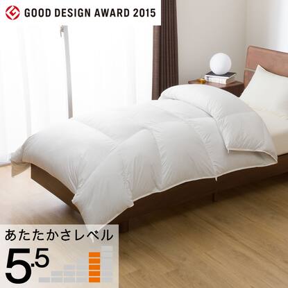 グレーグースダウン85％使用 羽毛掛け布団 ダブル(ULG3 K2317 D)通販 