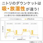 洗えるダウンケット シングル(K2401 GY S) 6枚目画像