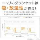 洗えるダウンケット シングル(K2401 GY S) 6枚目画像