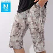 ルームパンツ　5分丈(MEN n-s タイダイ)