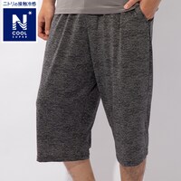 ルームパンツ　7分丈(MEN SP n-s BK L)