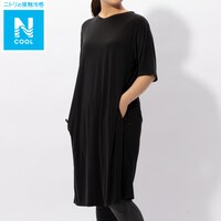 リラックスワンピース(WOMEN n-s BK M)