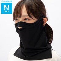 接触冷感ネックカバー(メッシュ n-s BK)