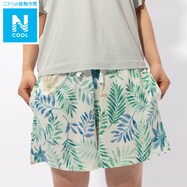 ルームパンツ　ショート丈(WOMEN n-s レモン)