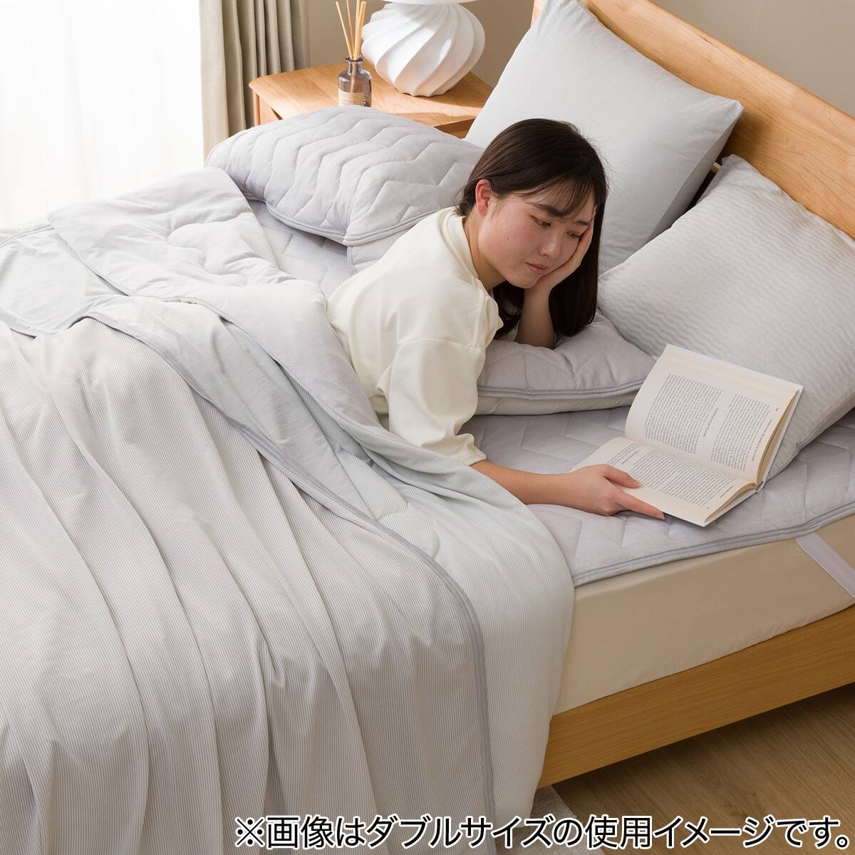 ☆新品未使用☆両面使えるひんやりケットNクールWSP ２つセット 両面使えるひんやりケット シングル(NクールWSP S GY S2503) | ニトリ