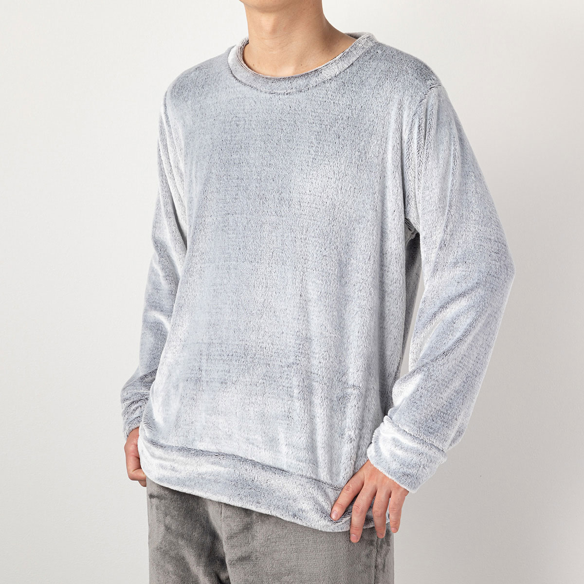 ルームウェアセット(MEN NWSP065 DGY LL)通販 | ニトリネット【公式】 家具・インテリア通販
