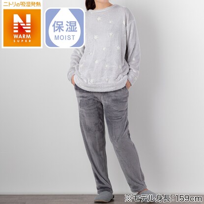 ルームウェアセット Women Nwsp081 Gy M 通販 ニトリネット 公式 家具 インテリア通販