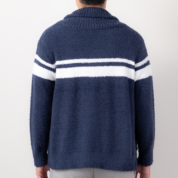 スノーヤーンカーディガン(MEN 091 NV F) 3枚目画像