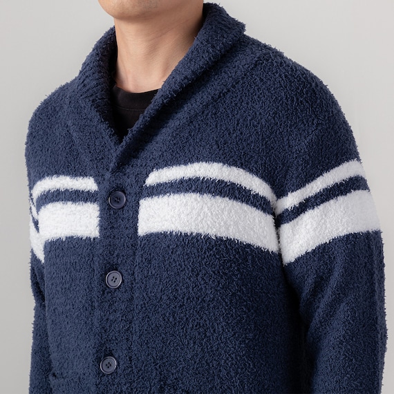 スノーヤーンカーディガン(MEN 091 NV F) 5枚目画像