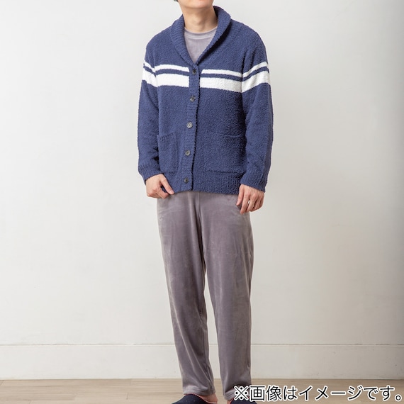 スノーヤーンカーディガン(MEN 091 NV F) 6枚目画像