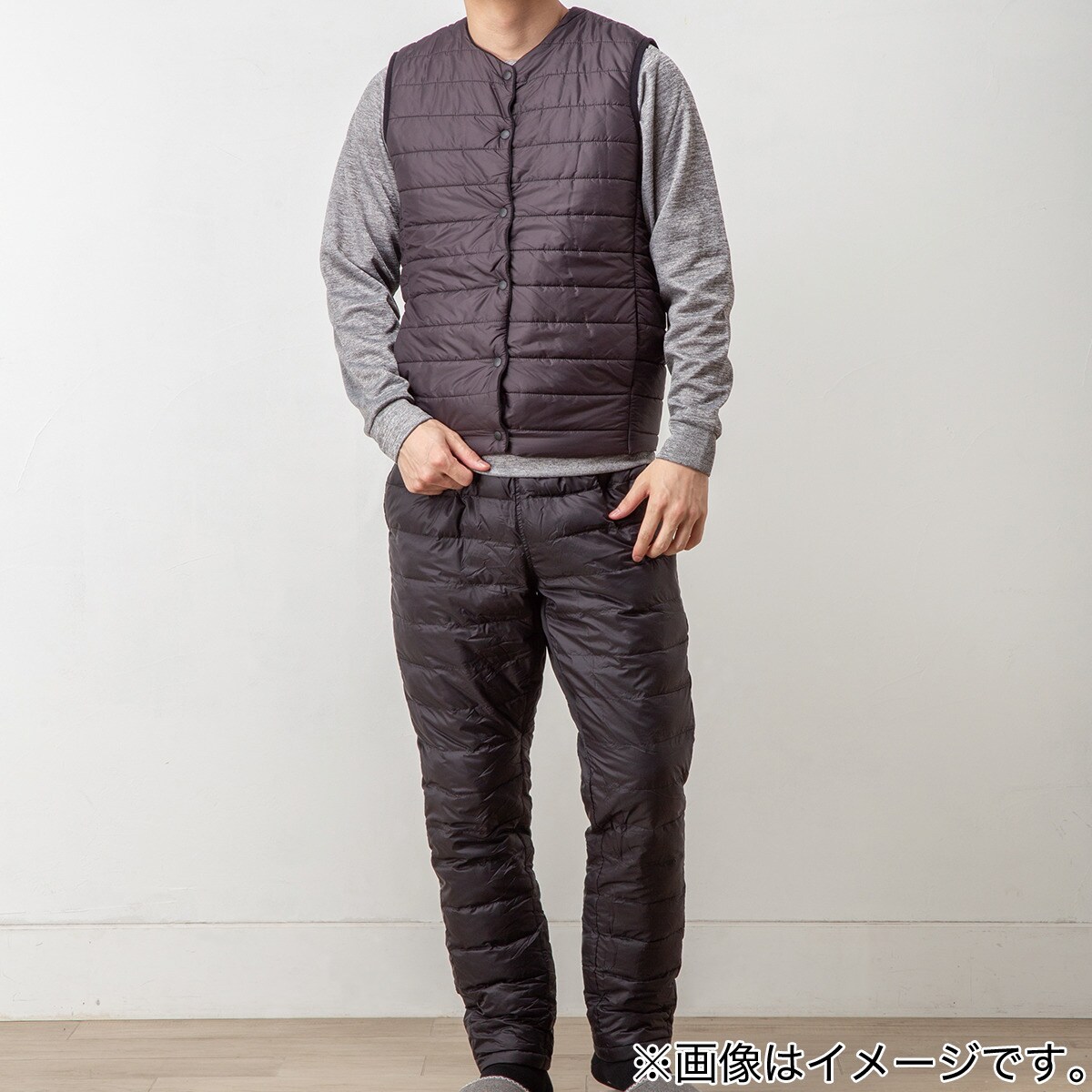 男女兼用ダウン入りＮウォームパンツ(154 BK L)通販 | ニトリネット【公式】 家具・インテリア通販