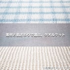 タオルケット ダブル(フンワリコットン D GY S2334) 11枚目画像