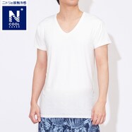 ＵＶカット半袖Ｔシャツ　Ｖネック(MENクールSP 013)