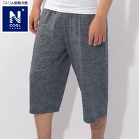 ルームパンツ　7分丈(MENクールSP 068 GY 3L)