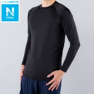 ＵＶカットコンプレッション長袖Ｔシャツ モックネック(MENクール 102)