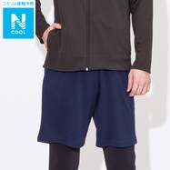 メッシュ軽量パンツ ハーフ丈(MENクール 114)