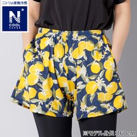 ＵＶカットルームパンツ　ショート丈(WOMENクールSP 171レモン M)