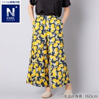 ＵＶカットルームパンツ　ロング丈(WOMENクールSP 203レモン LL)