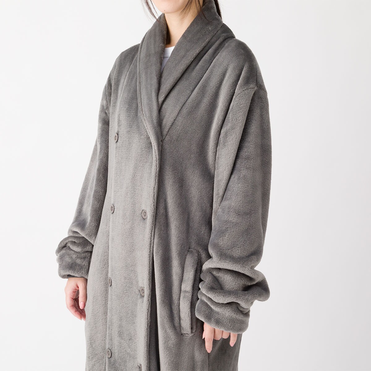 すっぽり収納 着る毛布