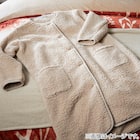 すっぽり収納 着る毛布 ミドル丈(Nウォーム ボア BE) 12枚目画像