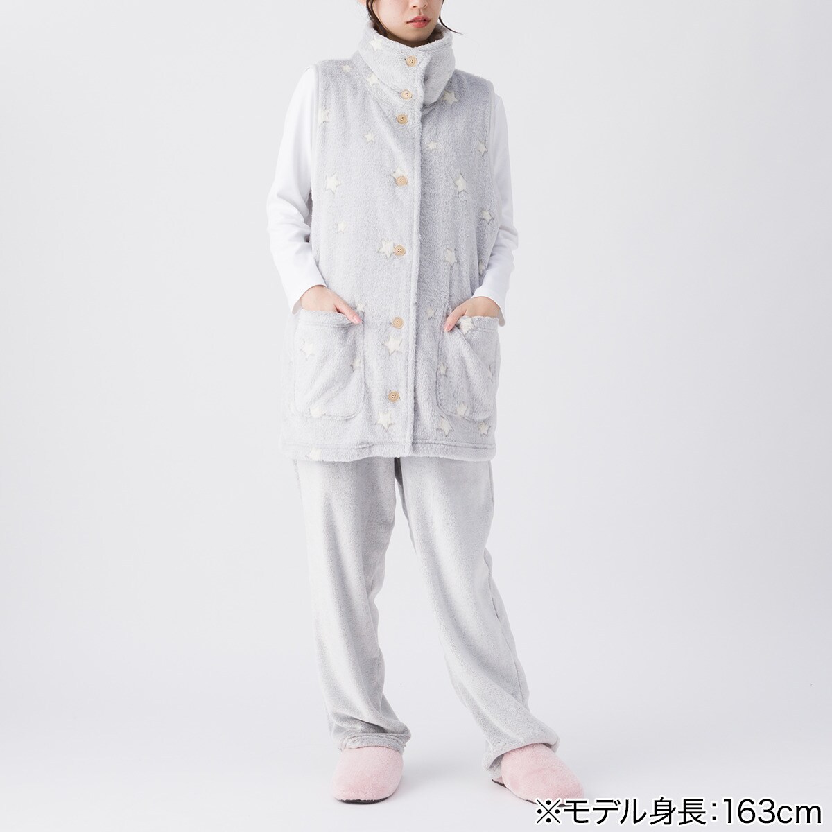 すっぽり収納 着る毛布ベスト(NウォームSP スター F)通販 ニトリネット【公式】 家具・インテリア通販
