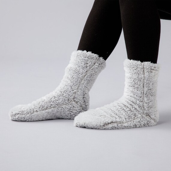 着る毛布 ショートソックス(NウォームSP DGY) 3枚目画像