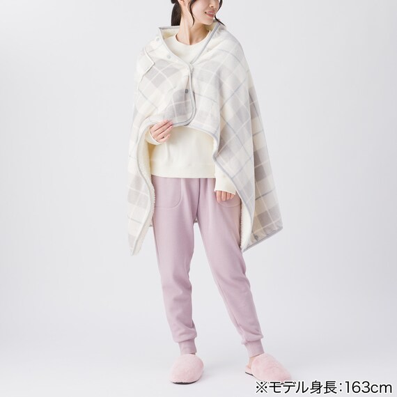 すっぽり収納 4WAYブランケット(NウォームSP LGY) 6枚目画像