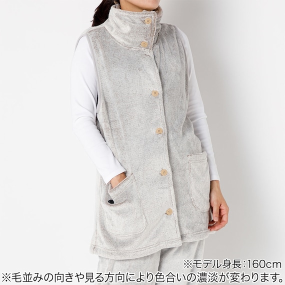 洗えるUSB着る毛布ベスト(NウォームSP MBR 男女兼用) 2枚目画像