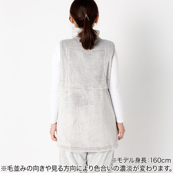 洗えるUSB着る毛布ベスト(NウォームSP MBR 男女兼用) 5枚目画像