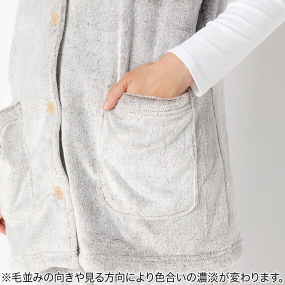 洗えるUSB着る毛布ベスト(NウォームSP MBR 男女兼用) 10枚目画像