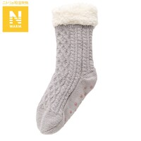 極厚ルームソックス(ボア Nウォーム LGY)