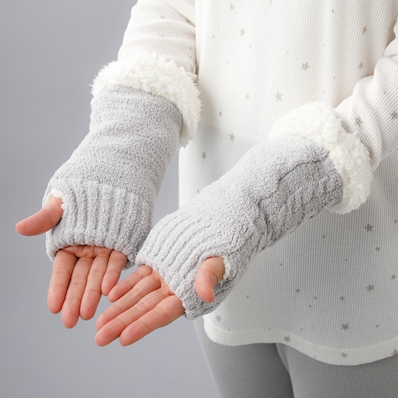 あったか裏ボア アームカバー(Nウォーム LGY) 2枚目画像