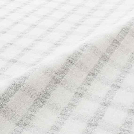 タオルケット　シングル(チェック S GY S2432) 9枚目画像