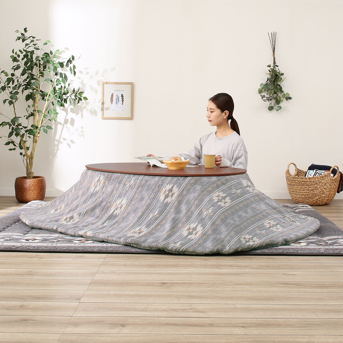 こたつ掛ふとん 楕円形 オルテガq ダエン 通販 ニトリネット 公式 家具 インテリア通販