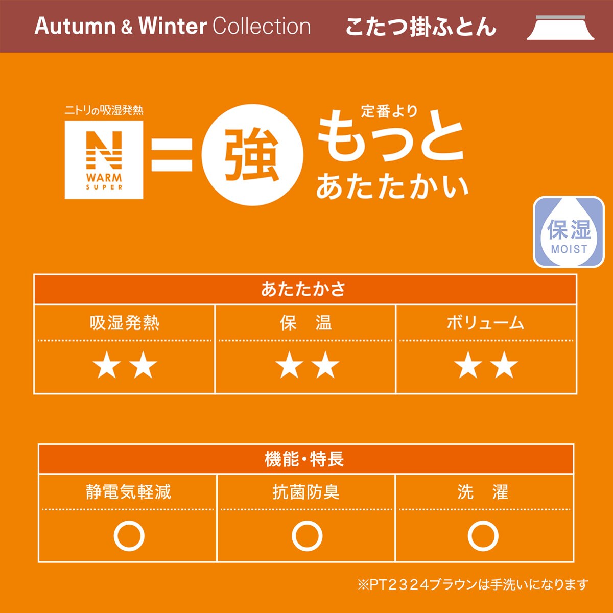 こたつ掛ふとん 特大判(NウォームSP RB2314BE) | ニトリネット【公式