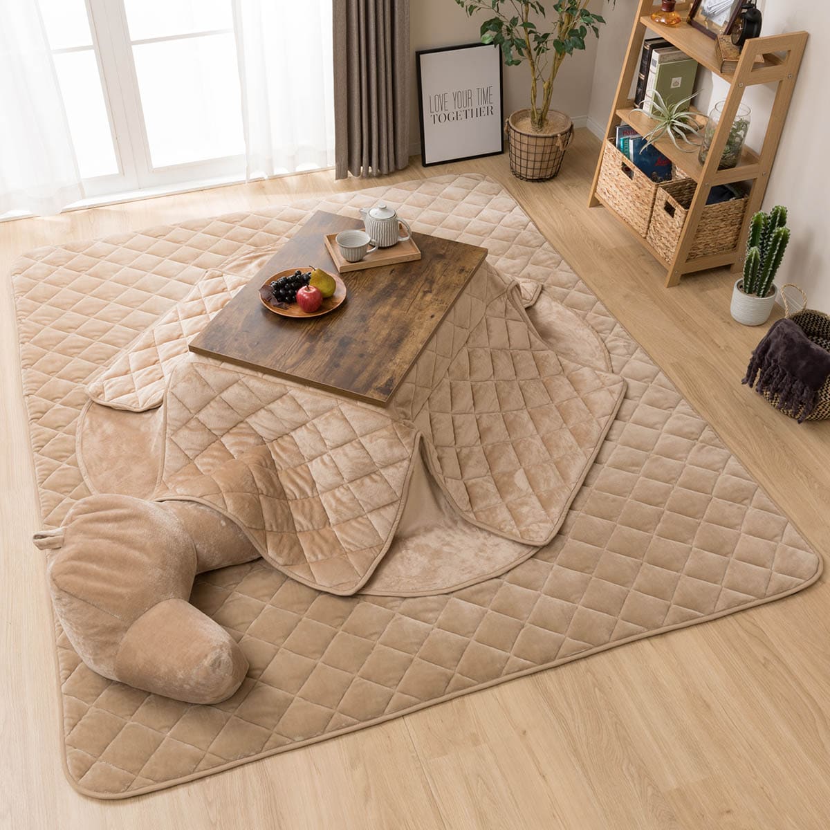 ニトリこたつ 木目調デザインのリビングこたつ(LS22 8060 VBR) | ニトリネット【公式